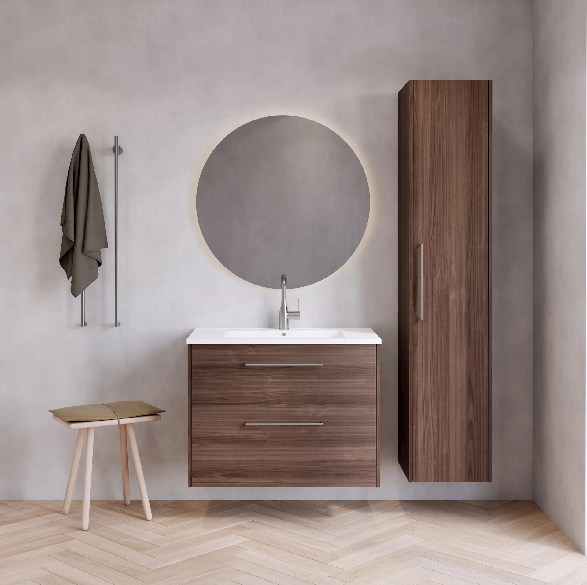 VB2023022H - Innovent 81 m/høyskap Valnøtt - 