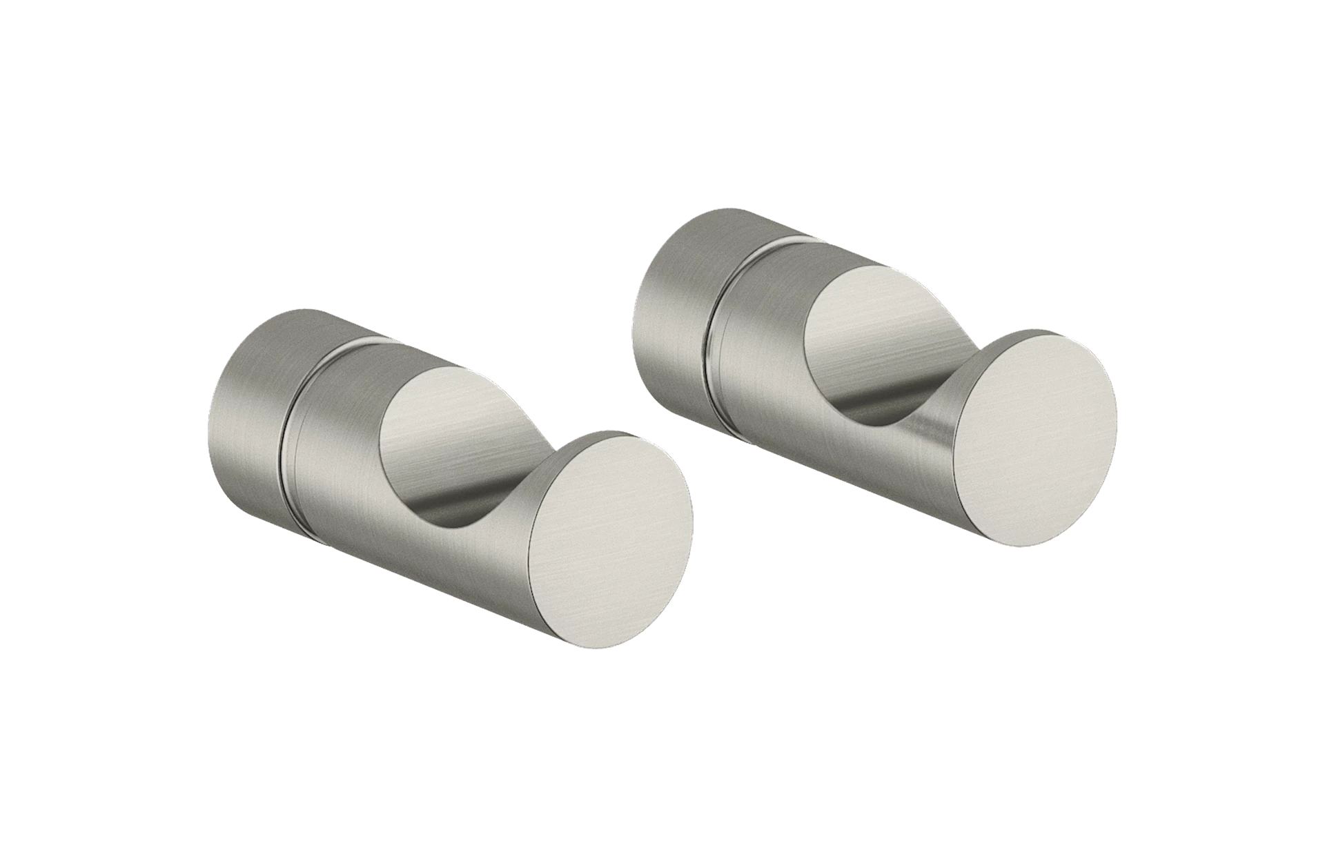 NRF4332837 - Silhouet håndklekroker 2 stk, børstet stål - 