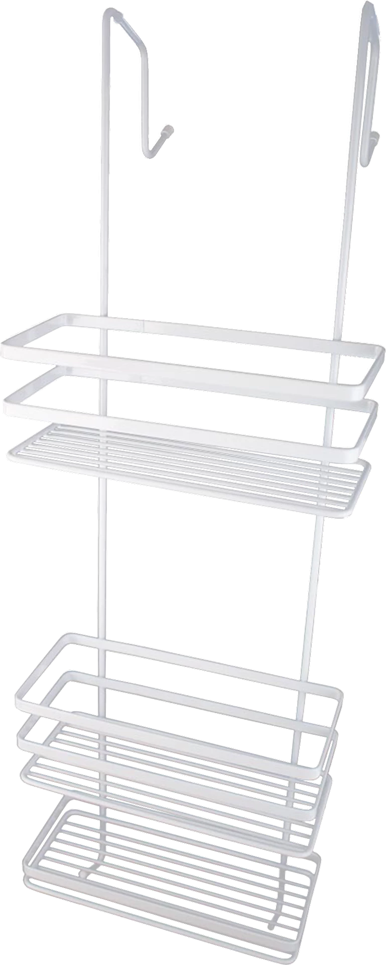 ARTD058701 - Duschy Showercaddy m/3 kurver og bakkrok, hvit - 